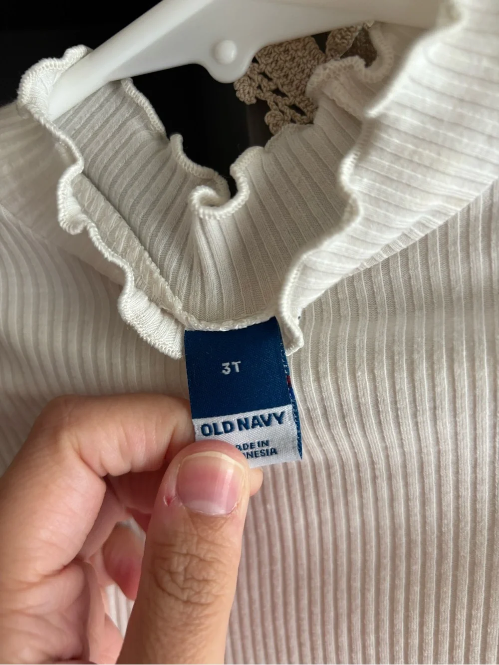 old navy ribbed turtleneck top for toddler